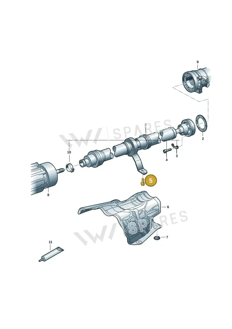 N0195307 — Audi A5 Limo 2.0 (2024-) diagram 8wk521000, position 5