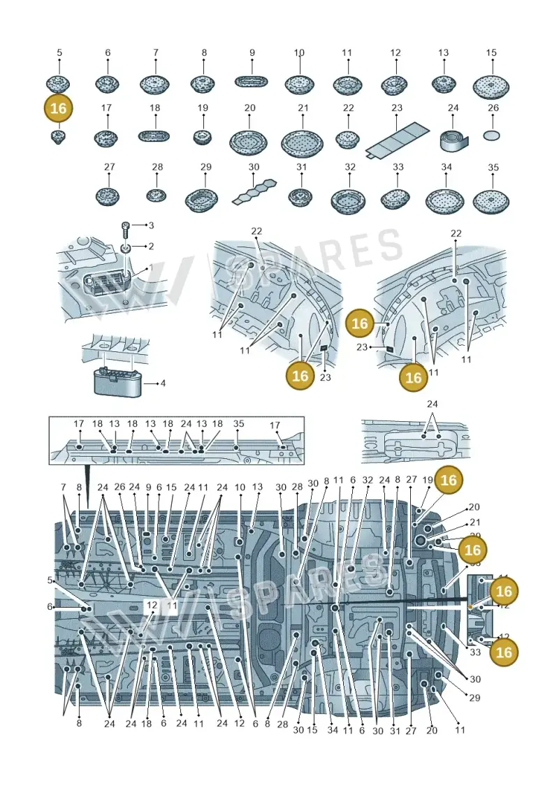 N0200251 — Audi RS Q8 Quattro (2019-) diagram 429803035, position 16