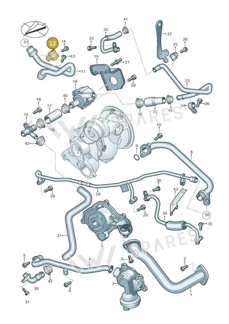 N0206267 — Audi Q8 Quattro 3,0 (2018-) diagram 429121037, position 12