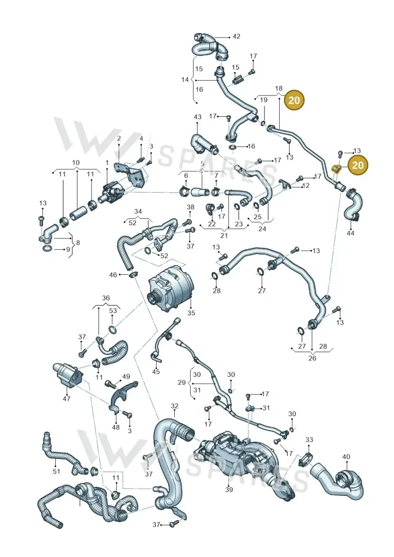 N0206517 — Audi RS Q8 Quattro (2019-) diagram 595121002, position 20