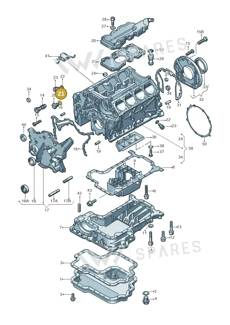 N0438152 — Audi S6 plus qu.       97 (1996-1997) diagram 090002500, position 21