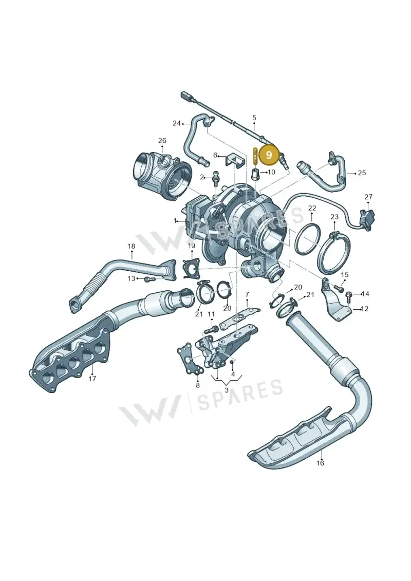 N0445178 — Audi Q8 Quattro 3,0 (2018-) diagram 788145350, position 9