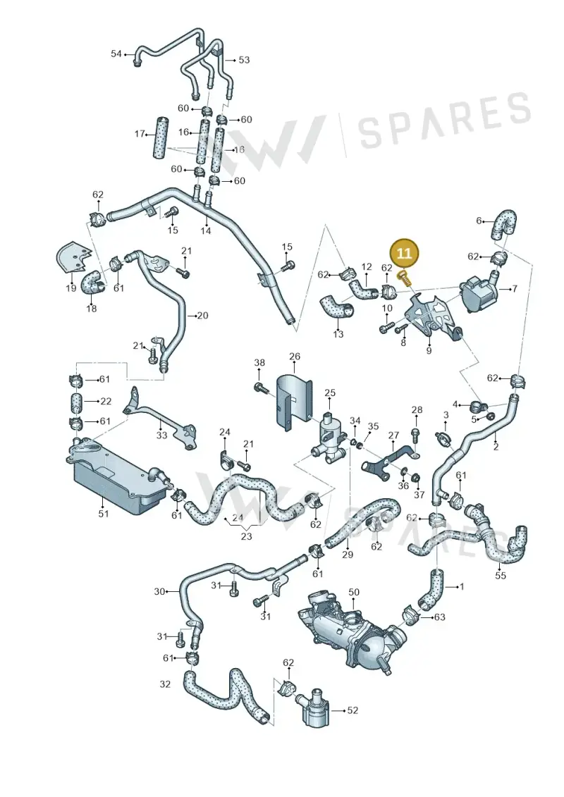 N0447276 — Audi A7 Sportback (2014-2018) diagram 788121530, position 11