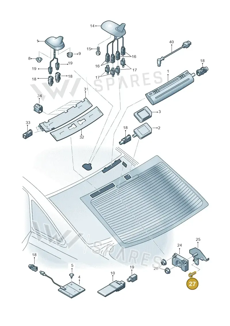 N0901484 — Audi A8/S8/qu. lang    08> (2007-) diagram 291035100, position 27