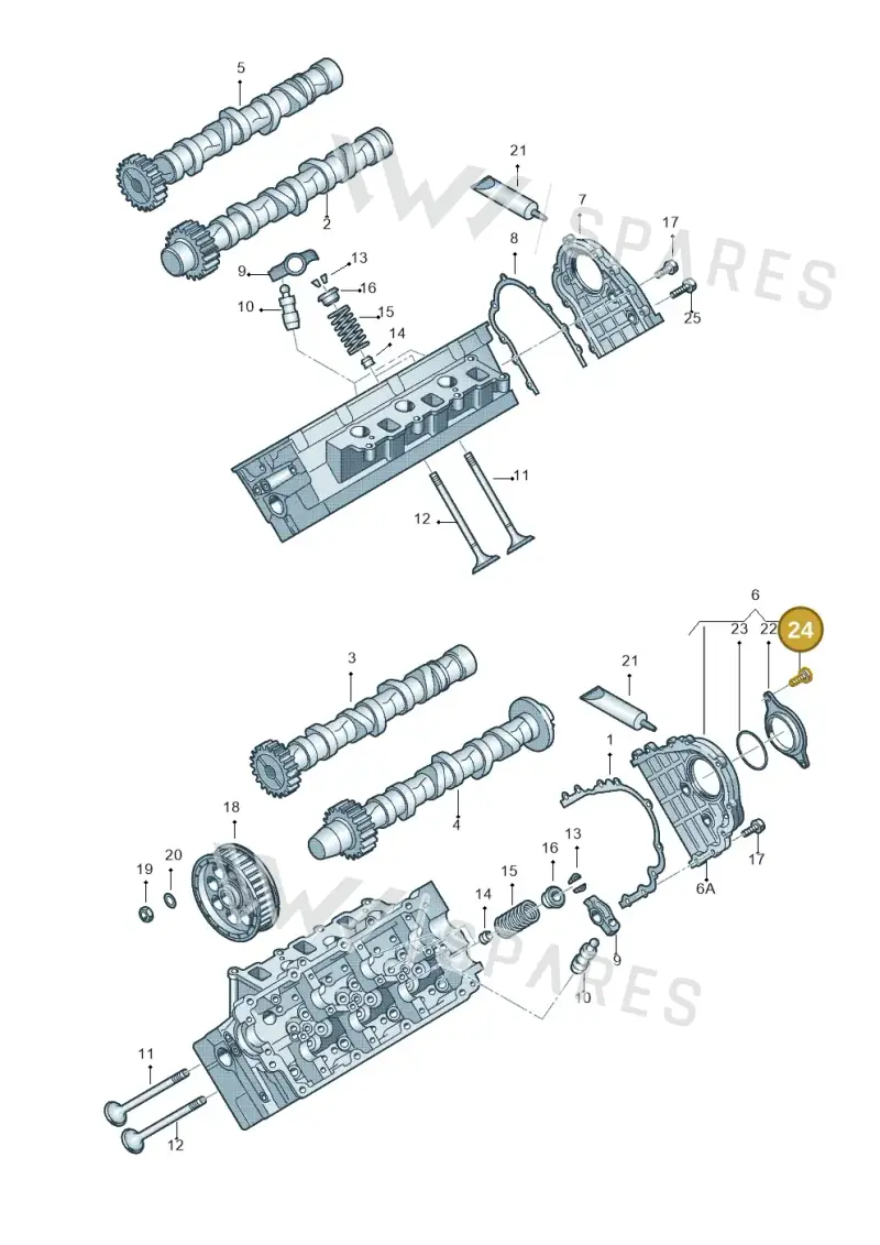 N10029206 — Audi A5/S5 Coupe       08> (2007-) diagram 620109300, position 24