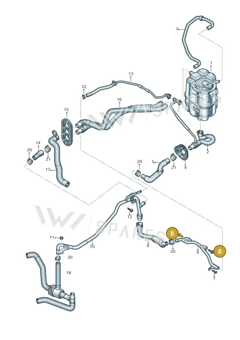 N10049308 — Audi RS4 Avant (2017-) diagram 847121140, position 8