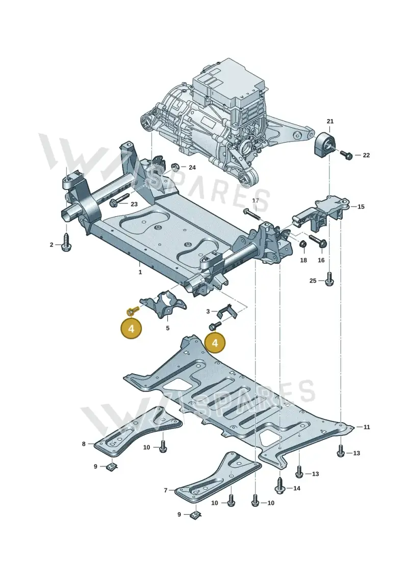 N10063604 — Audi RS e-tron GT (2020-2020) diagram 4j1399000, position 4