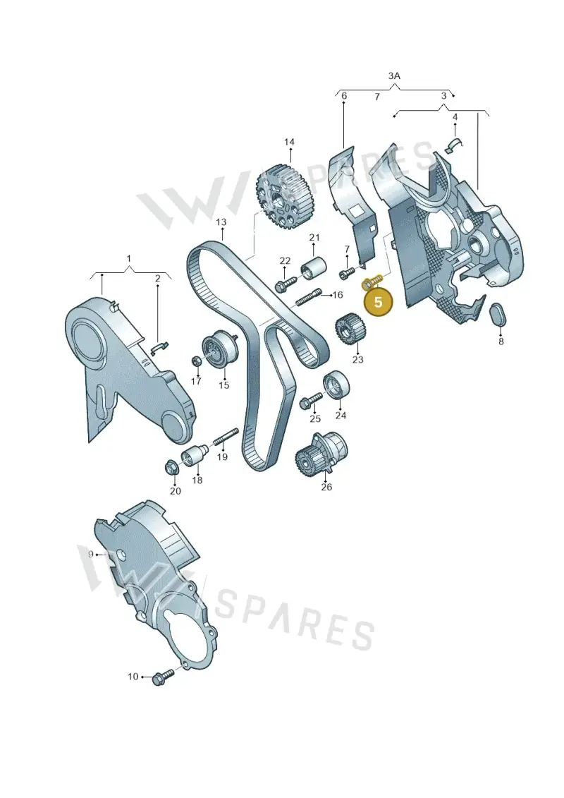 N10082912 — Audi Q3 2.0 TDI (2014-2019) diagram 649109800, position 5
