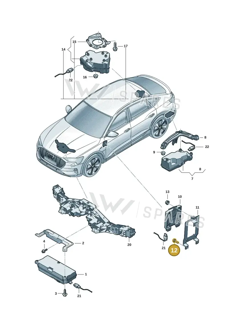 N10082913 — Audi Q6 e-tron (2023-) diagram f5s035250, position 12