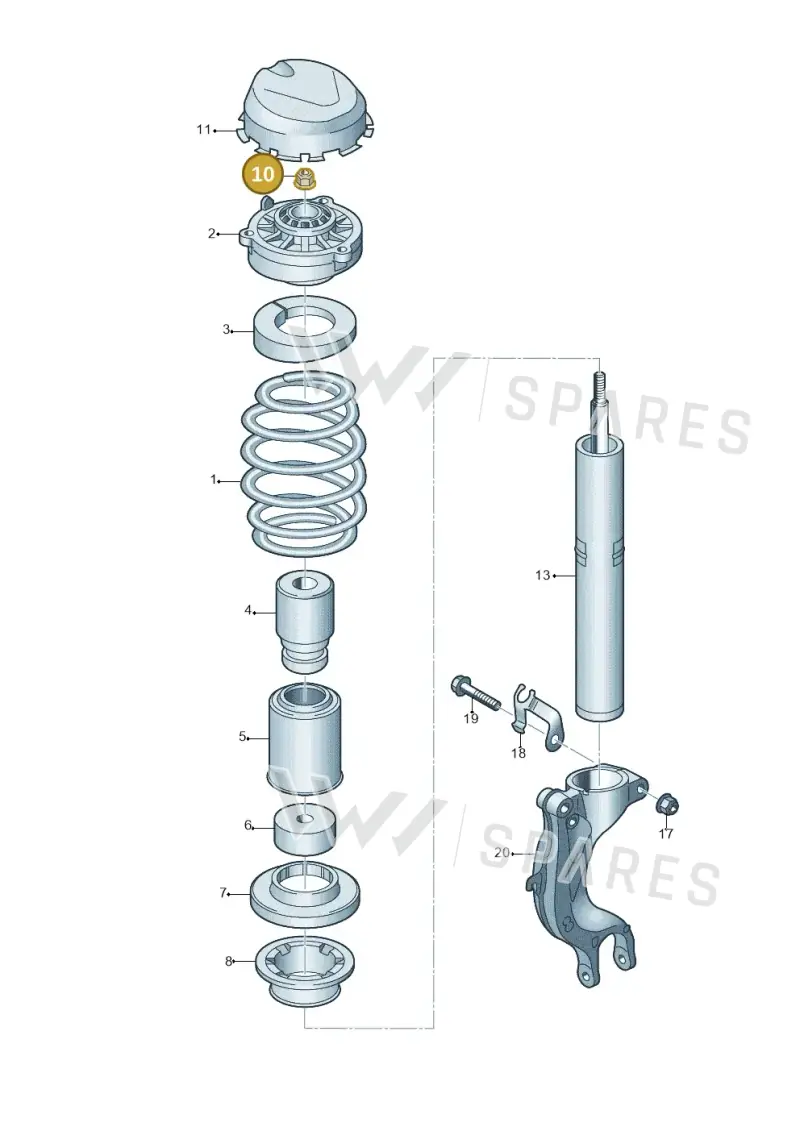 N10106403 — Audi Q6 e-tron (2023-) diagram 859411000, position 10