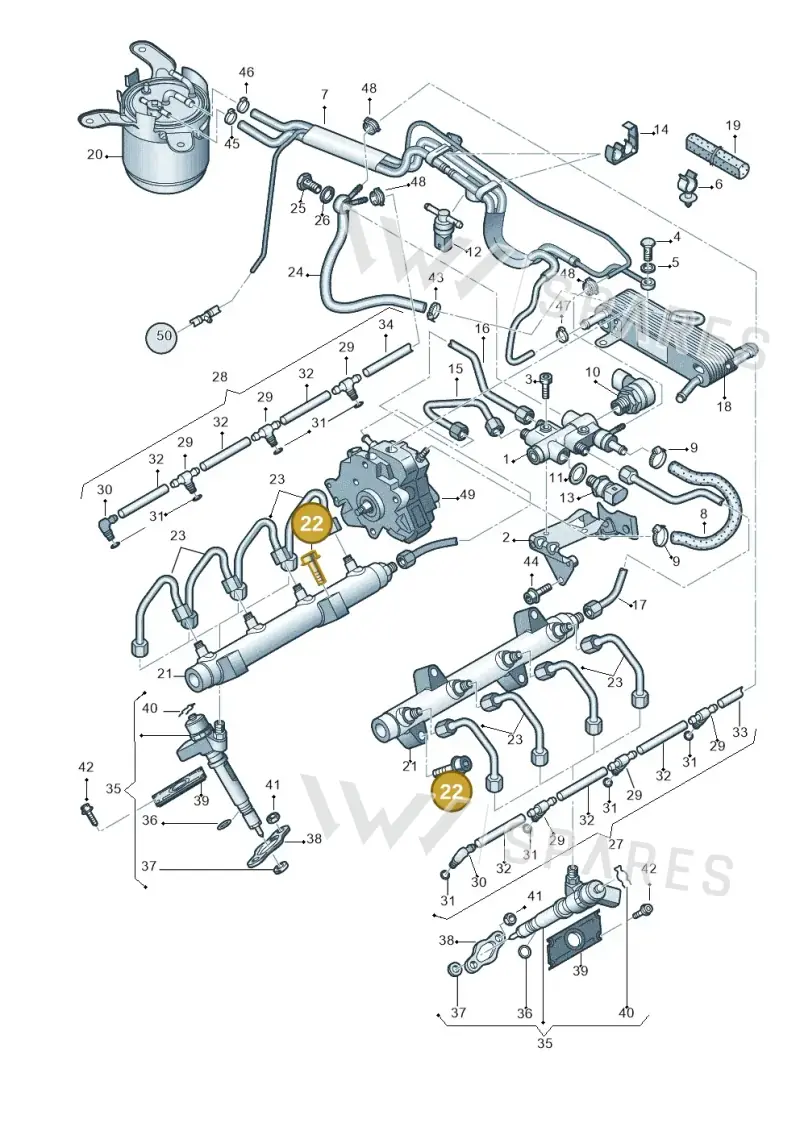 N10111202 — Audi A8/S8/qu. lang (2003-2007) diagram 291130750, position 22