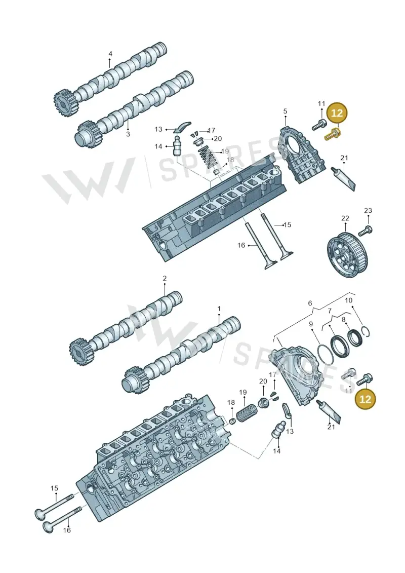 N10117405 — Audi A8L qu. 3.0 TDI (2013-2018) diagram 493109200, position 12