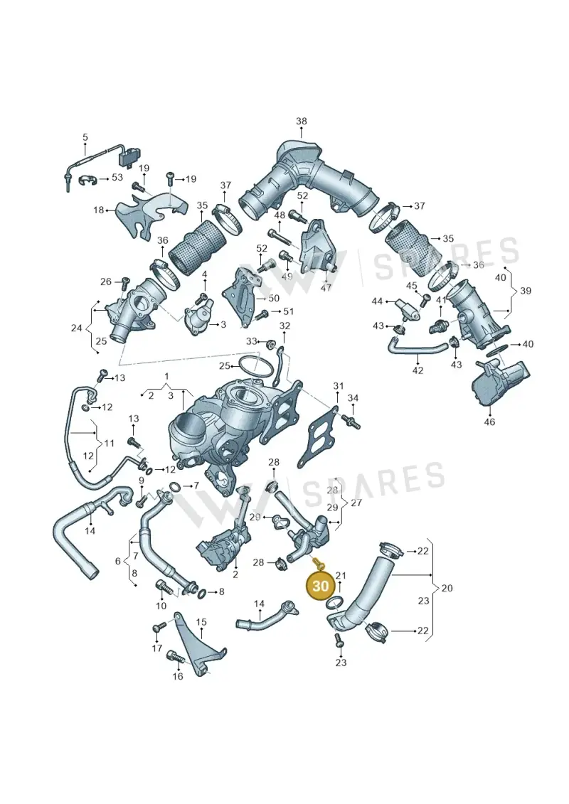 N10124309 — Audi A5 Limo 2.0 (2024-) diagram 8wk145175, position 30