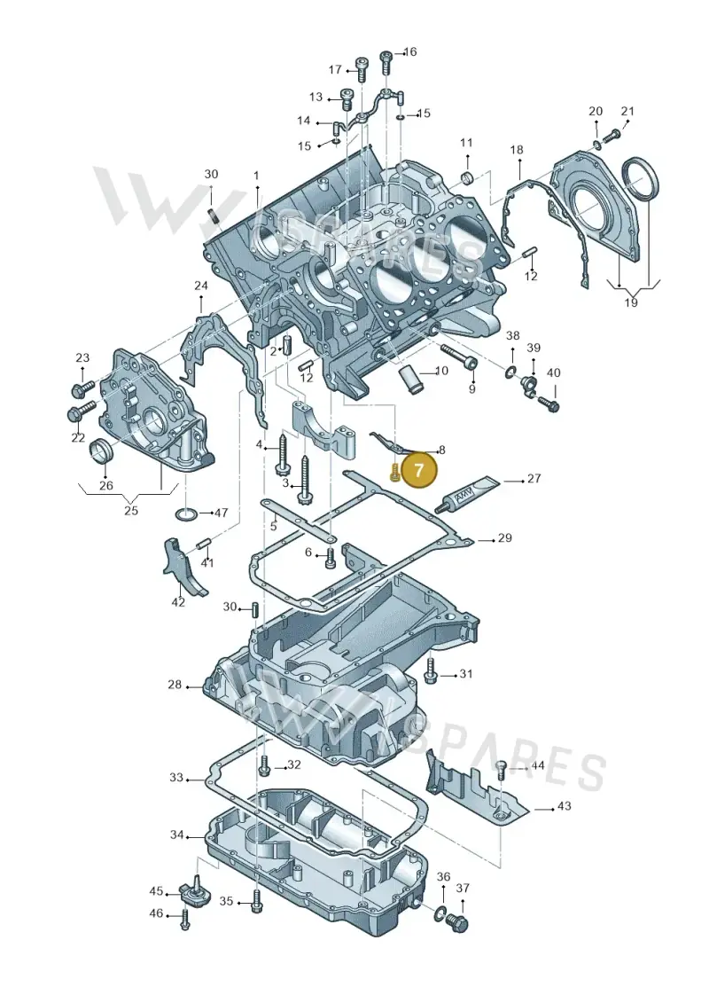 N10169902 — Audi A4/S4 Cabrio./qu. (2002-2006) diagram 260103320, position 7