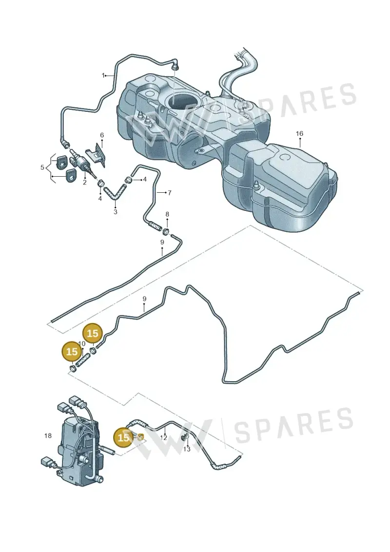 N10180701 — Audi RS Q8 Quattro (2019-) diagram 429261030, position 15