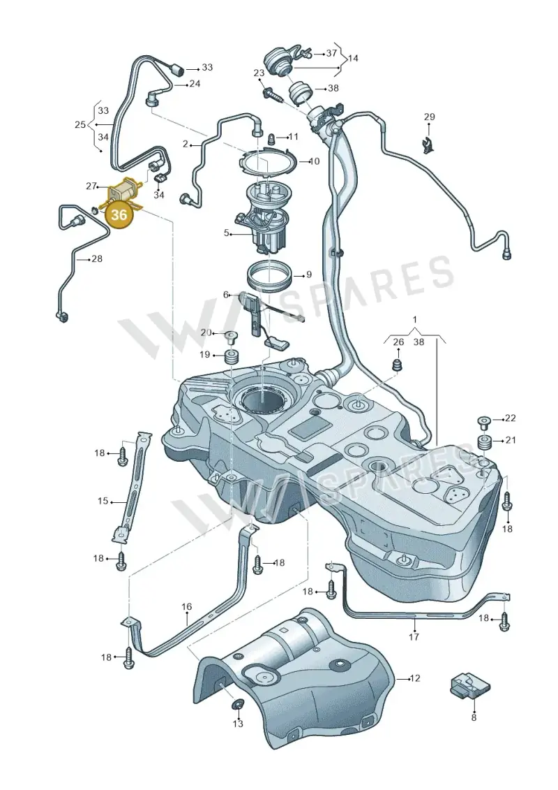 N10180701 — Audi Q5 (2016-2020) diagram 896201200, position 36