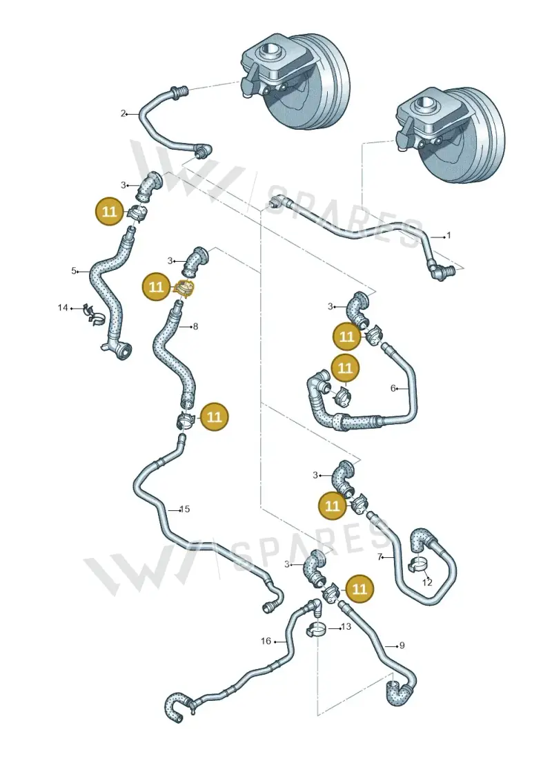 N10201801 — Audi Q5 qu. 2.0 TDI (2012-2017) diagram 751611700, position 11