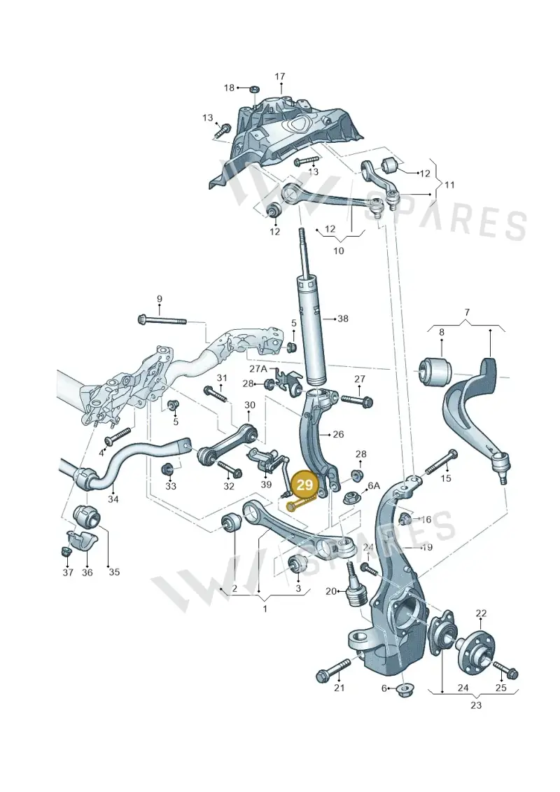 N10241202 — Audi RS6 Avant (2013-2018) diagram 758407000, position 29