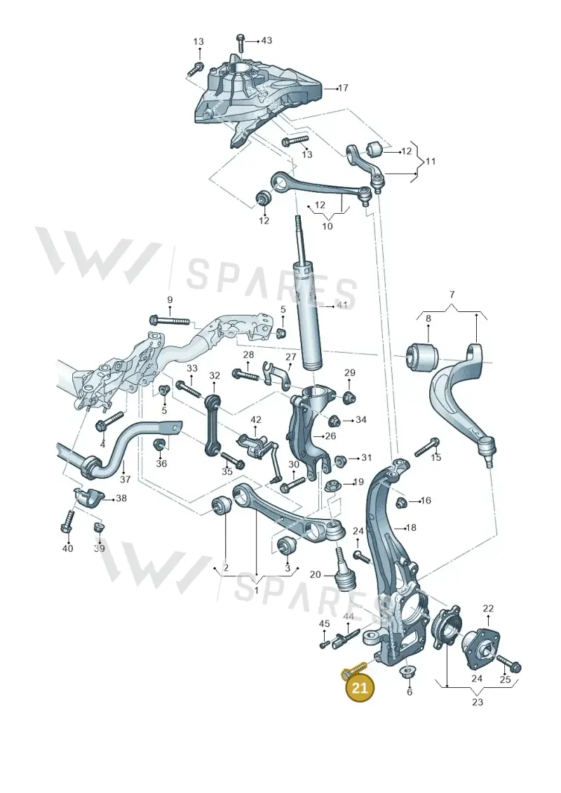 N10241507 — Audi RS6 Avant (2019-) diagram 859407000, position 21