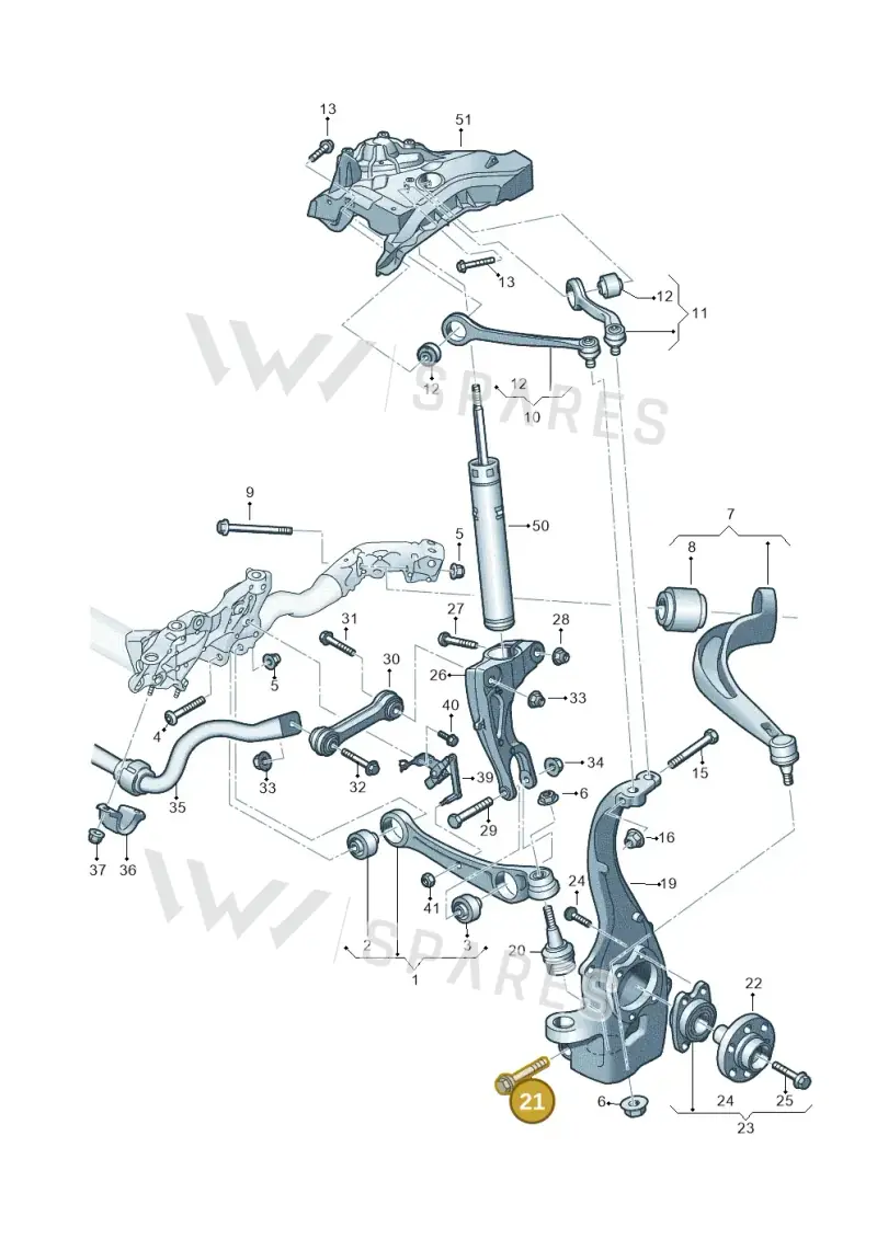 N10241507 — Audi Q5 (2016-2020) diagram 896407000, position 21