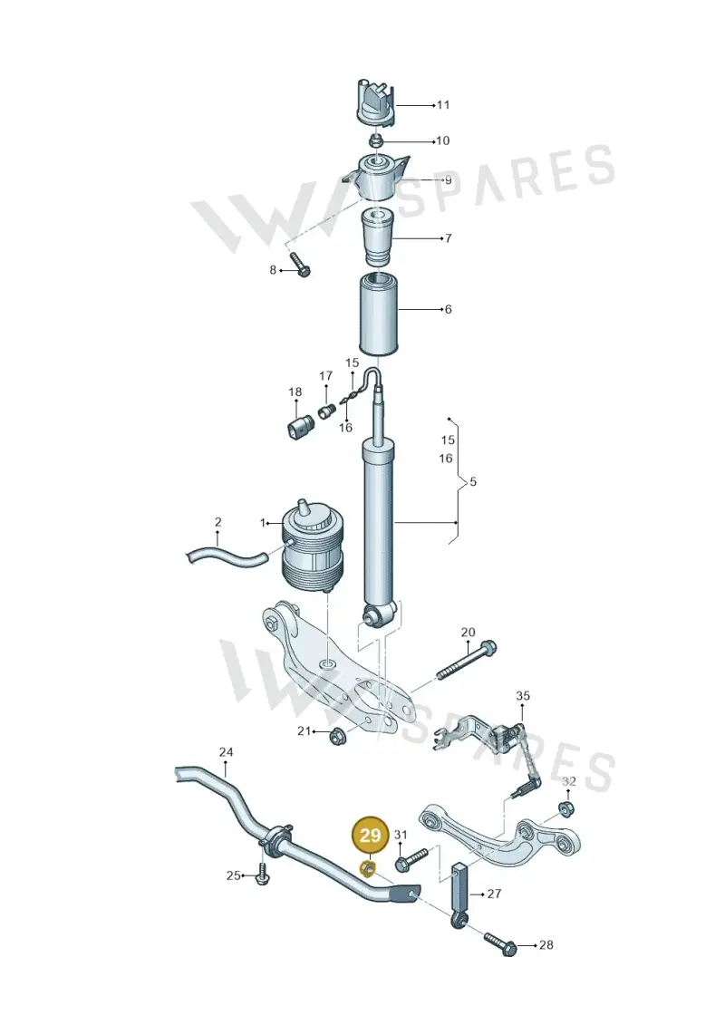 N10272302 — Audi Q6 e-tron (2023-) diagram 896511150, position 29