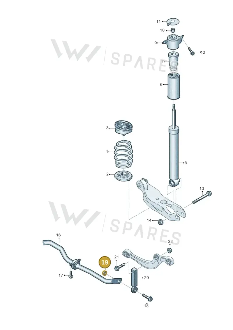 N10272302 — Audi A5 Limo 2.0 (2024-) diagram 859511000, position 19