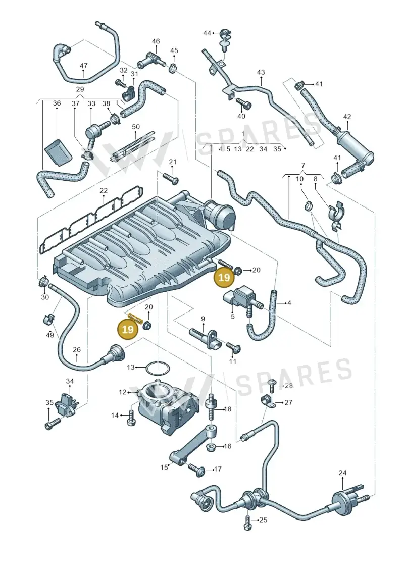 N10277103 — Audi Q5 qu. 2.0 (2009-2018) diagram 636133320, position 19