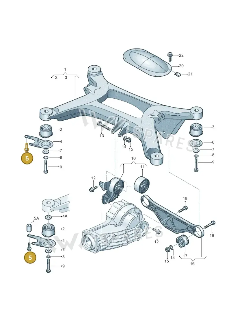 N10285906 — Audi A8/S8/qu. lang    08> (2007-) diagram 291505120, position 5