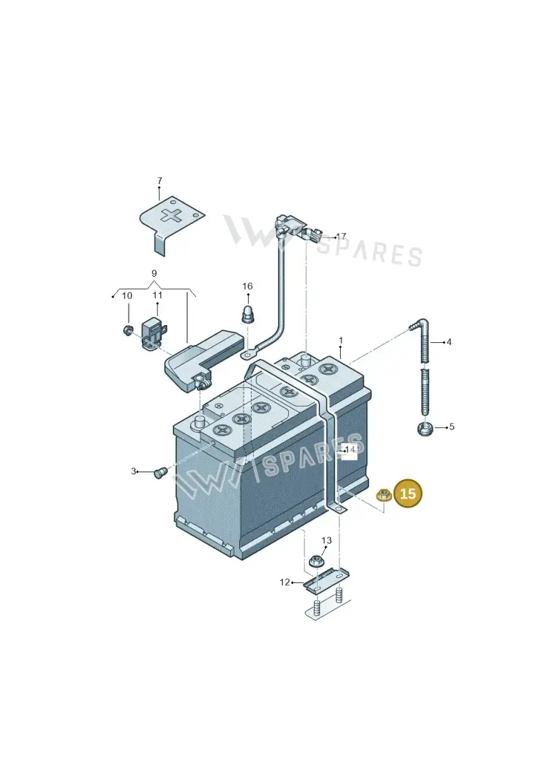 N10340103 — Audi RS Q8 Quattro (2019-) diagram 429915000, position 15