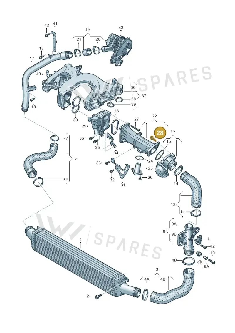 N10413401 — Audi A7 Sportback (2014-2018) diagram 711145480, position 28