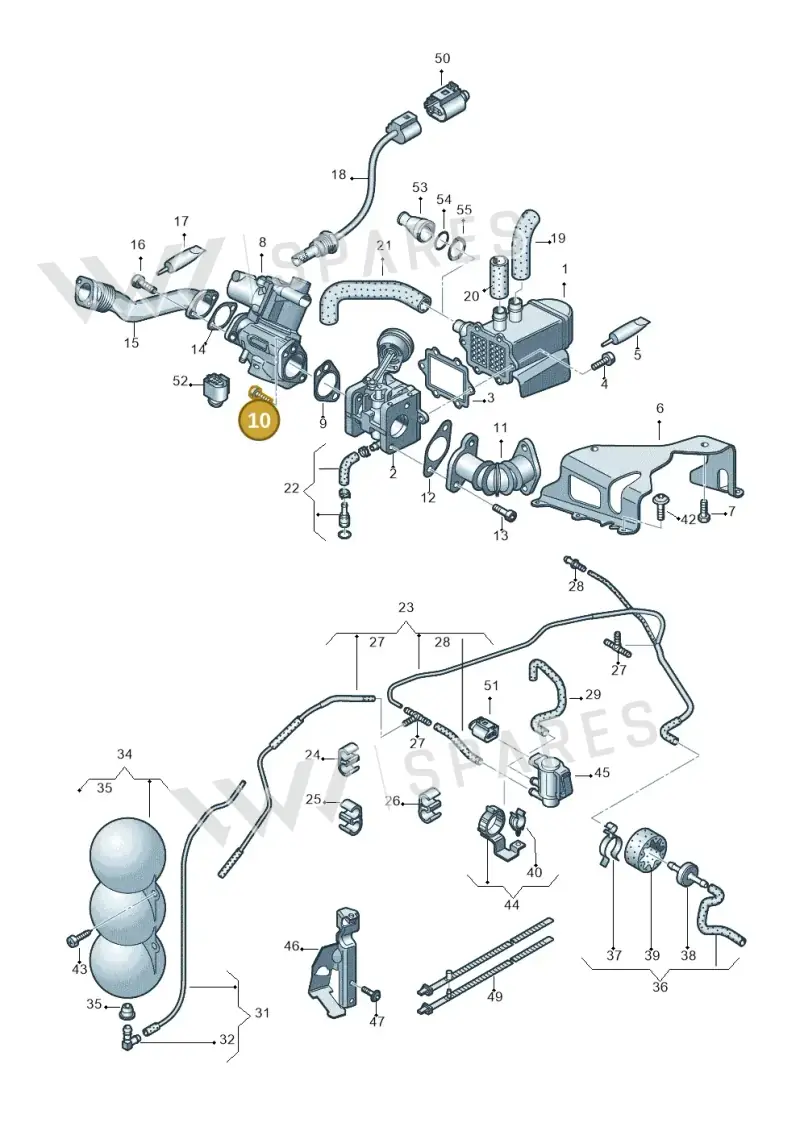 N10425103 — Audi A5/S5 Coupe       08> (2007-) diagram 620131500, position 10