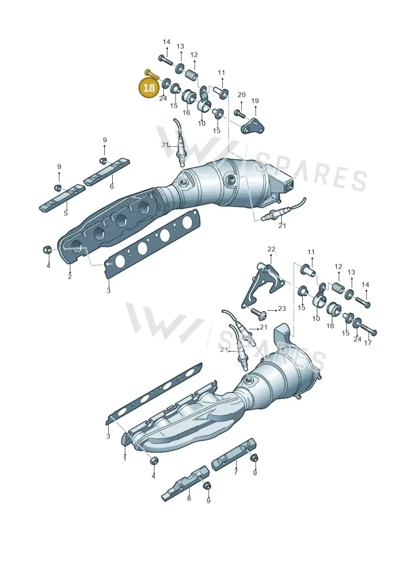 N10425302 — Audi R8 qu. 5.2 (2012-2015) diagram 603253320, position 18