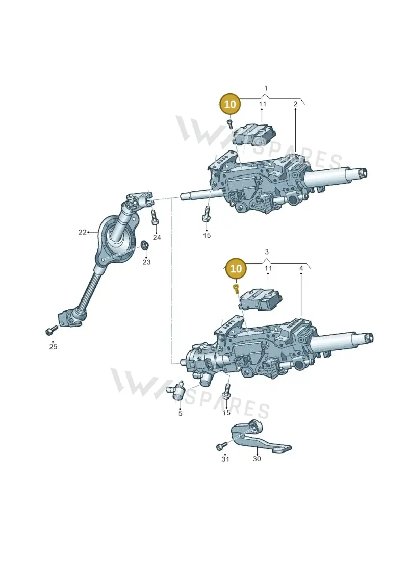 N10430103 — Audi RS6 Avant (2019-) diagram 435419500, position 10