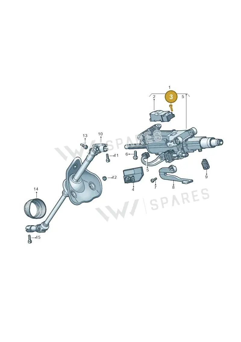 N10430103 — Audi A5 Limo 2.0 (2024-) diagram 439419050, position 3
