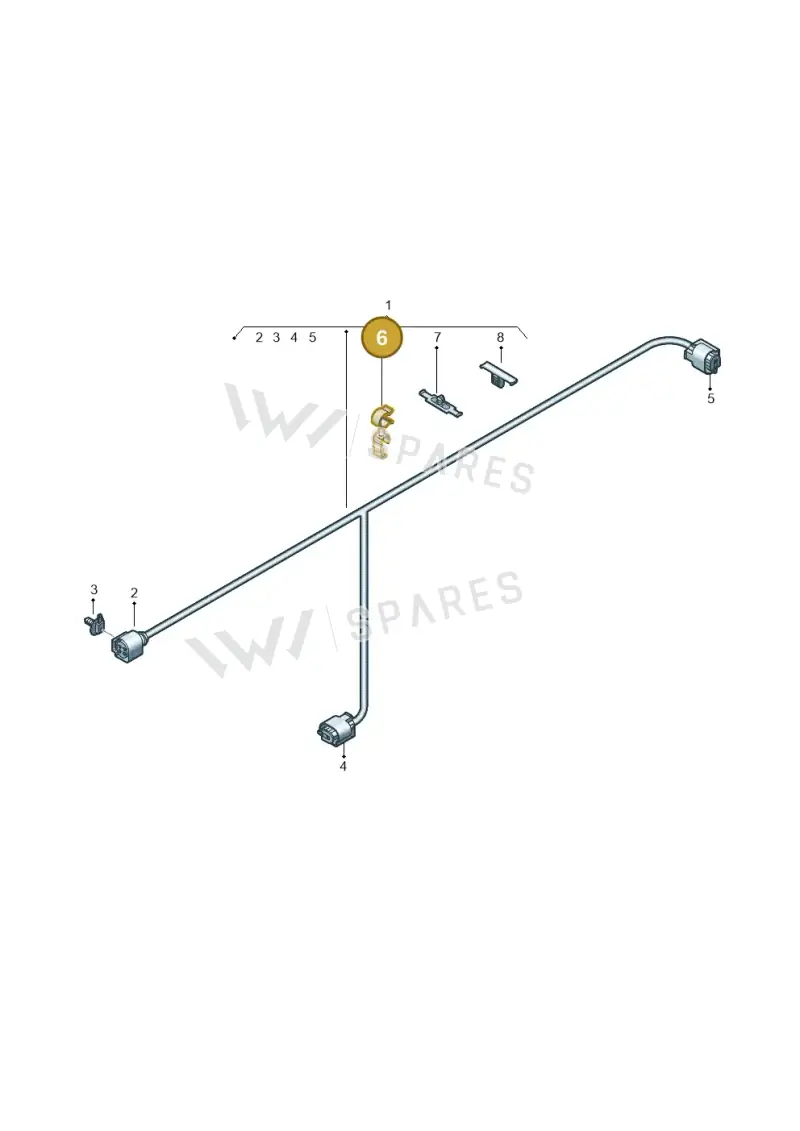N10436401 — Audi A3 Sportback (2019-2021) diagram 596972670, position 6