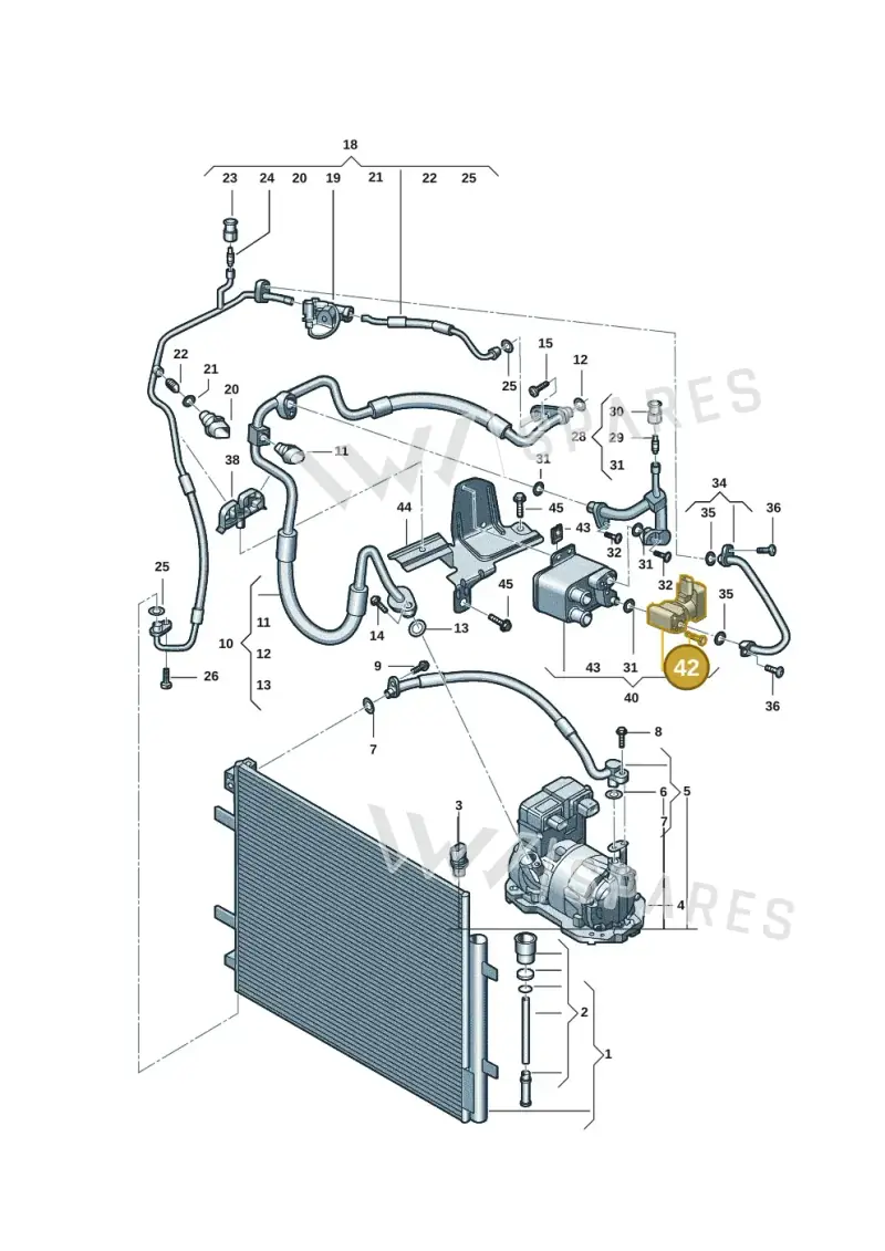 N10438202 — Audi Q4 Sportback (2022-) diagram 89g260700, position 42