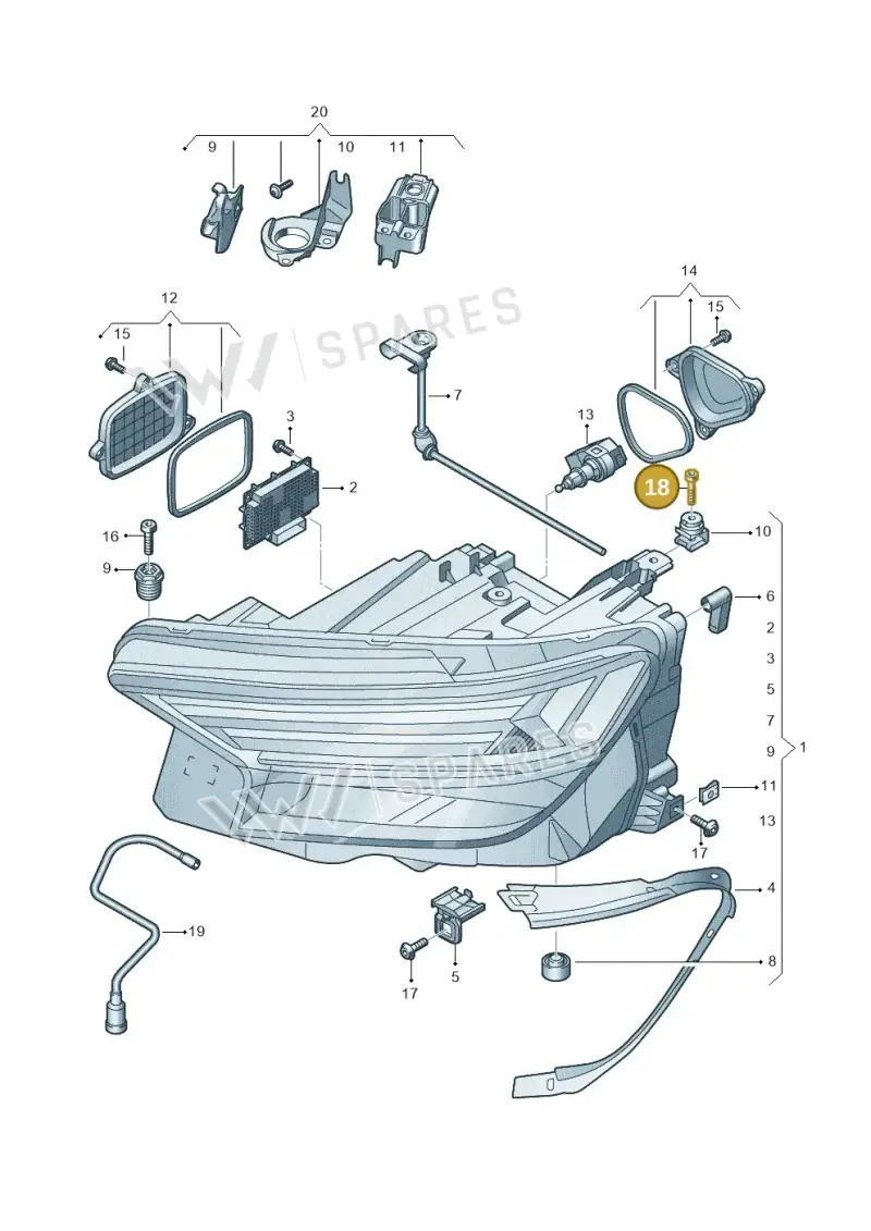 N10442204 — Audi Q4 Sportback (2021-2022) diagram 89a941000, position 18