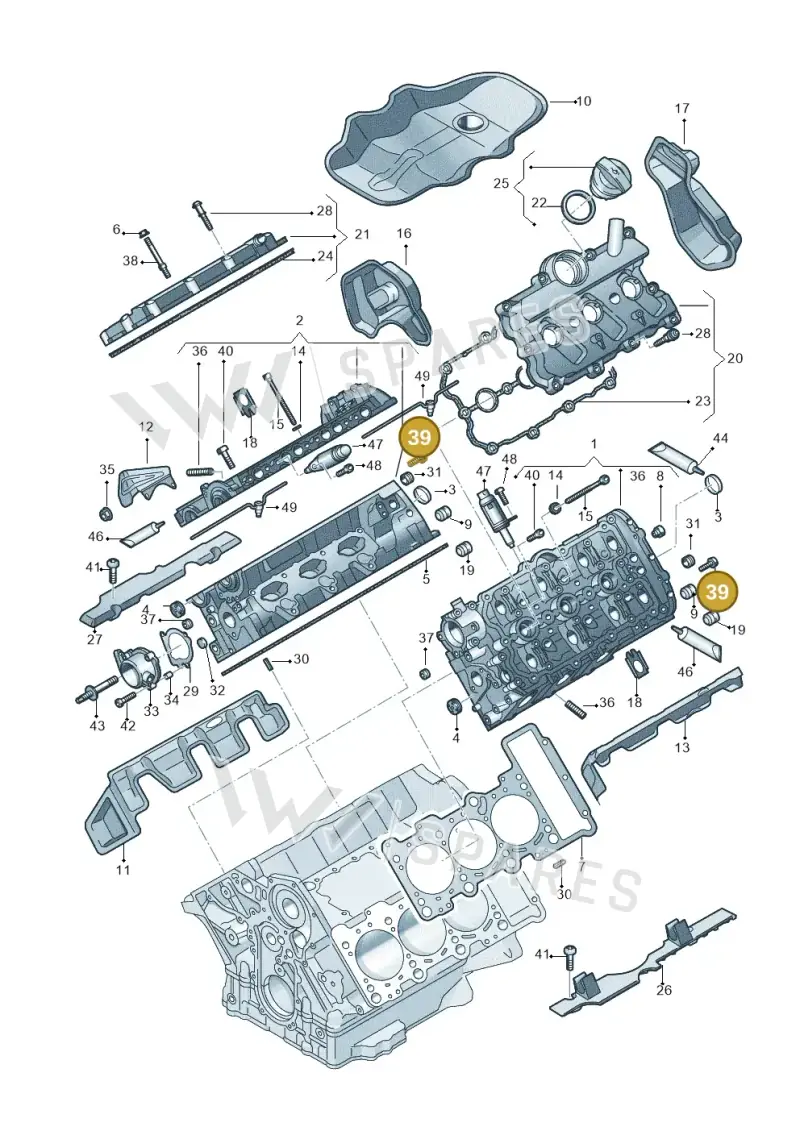 N10470705 — Audi Q7 qu. 3.0 TDI (2015-2019) diagram 771103250, position 39