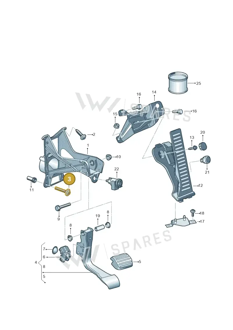 N10483102 — Audi R8 Spyder (2015-2024) diagram 872721700, position 3