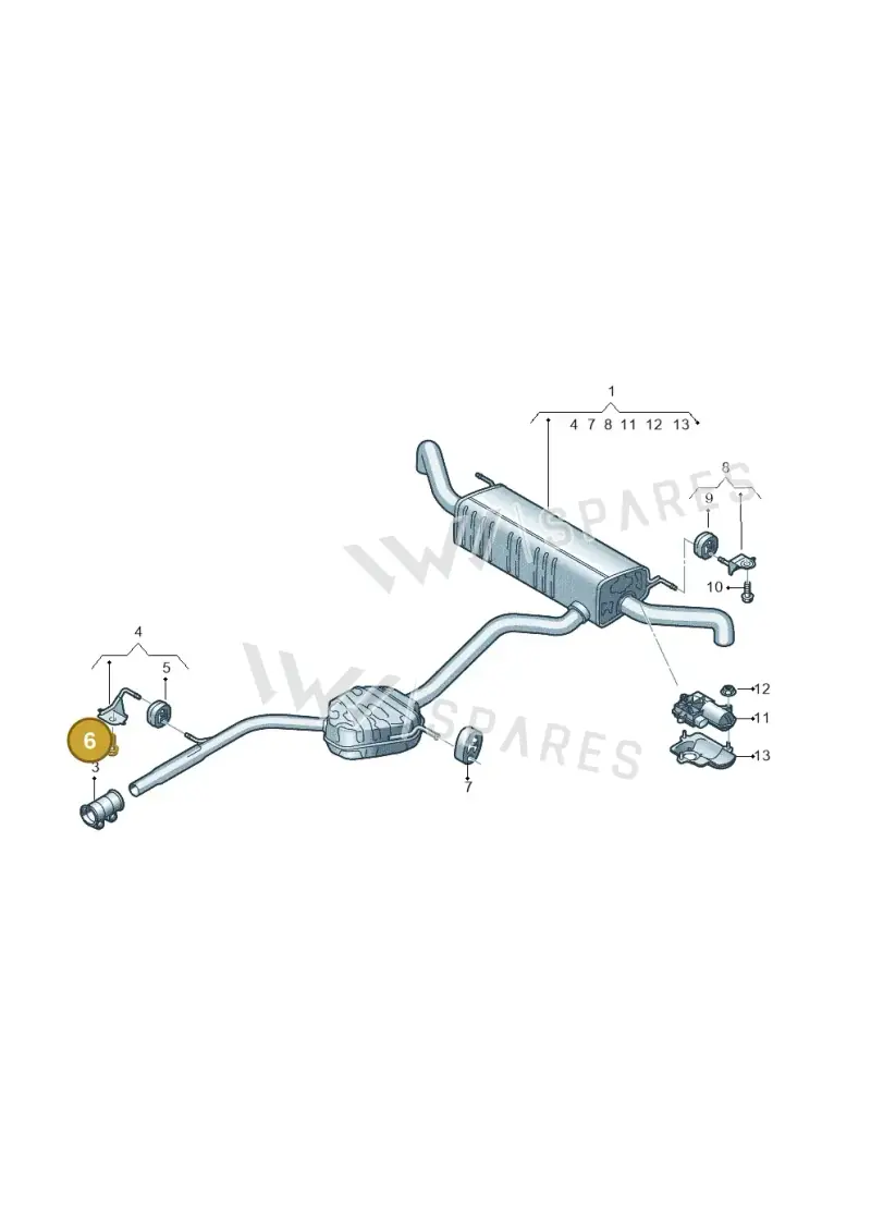 N10503102 — Audi Q7 qu. 3.0 TDI (2015-2019) diagram 859253840, position 6