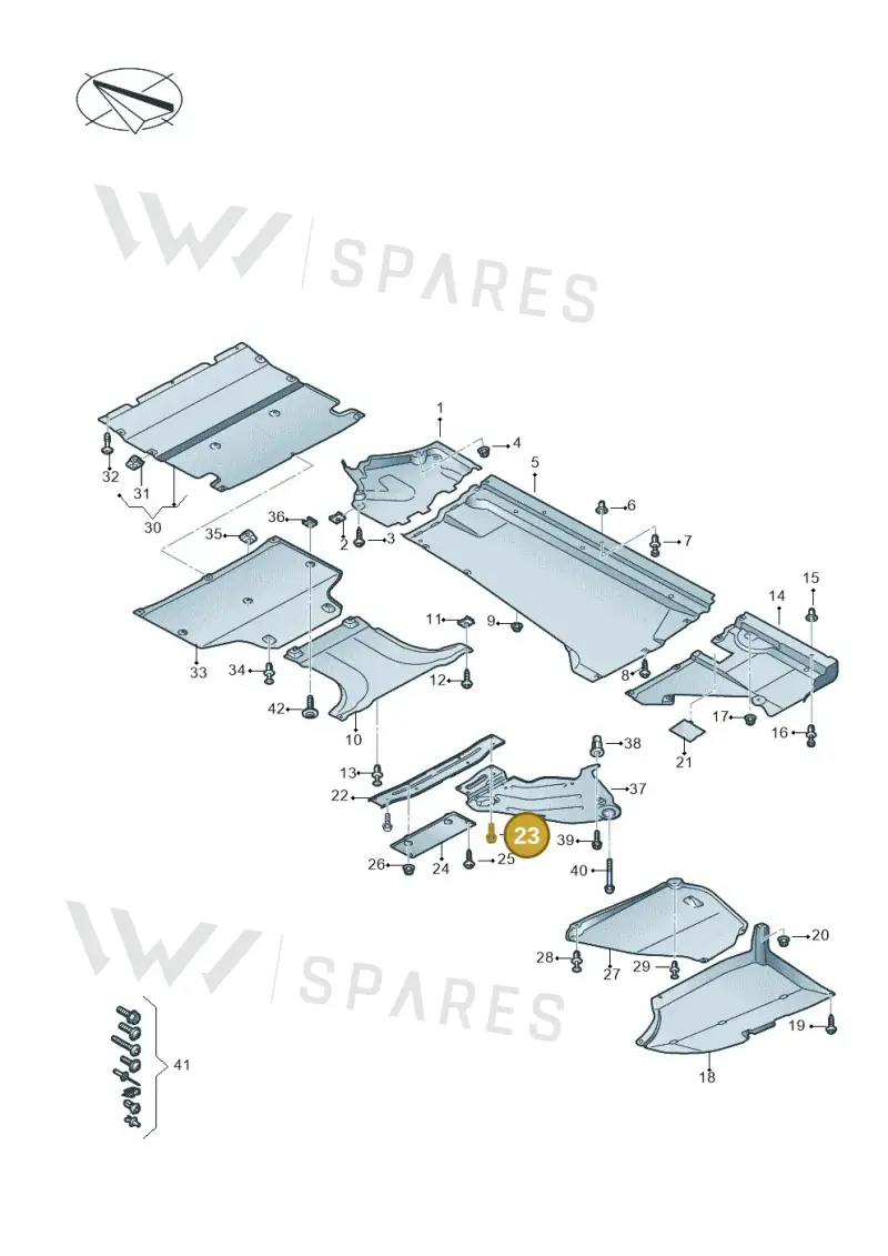 N10503102 — Audi Q5 (2016-2020) diagram 896825000, position 23