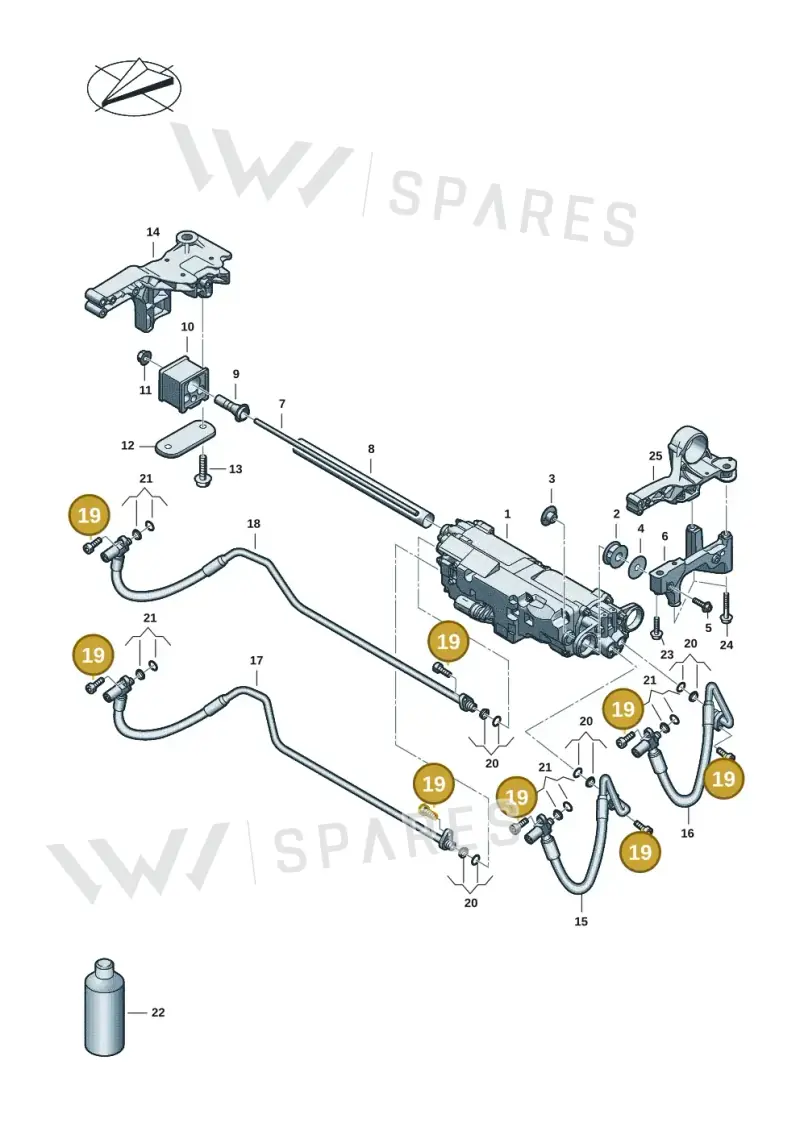 N10517304 — Audi RS e-tron GT (2020-2020) diagram 4j1411020, position 19