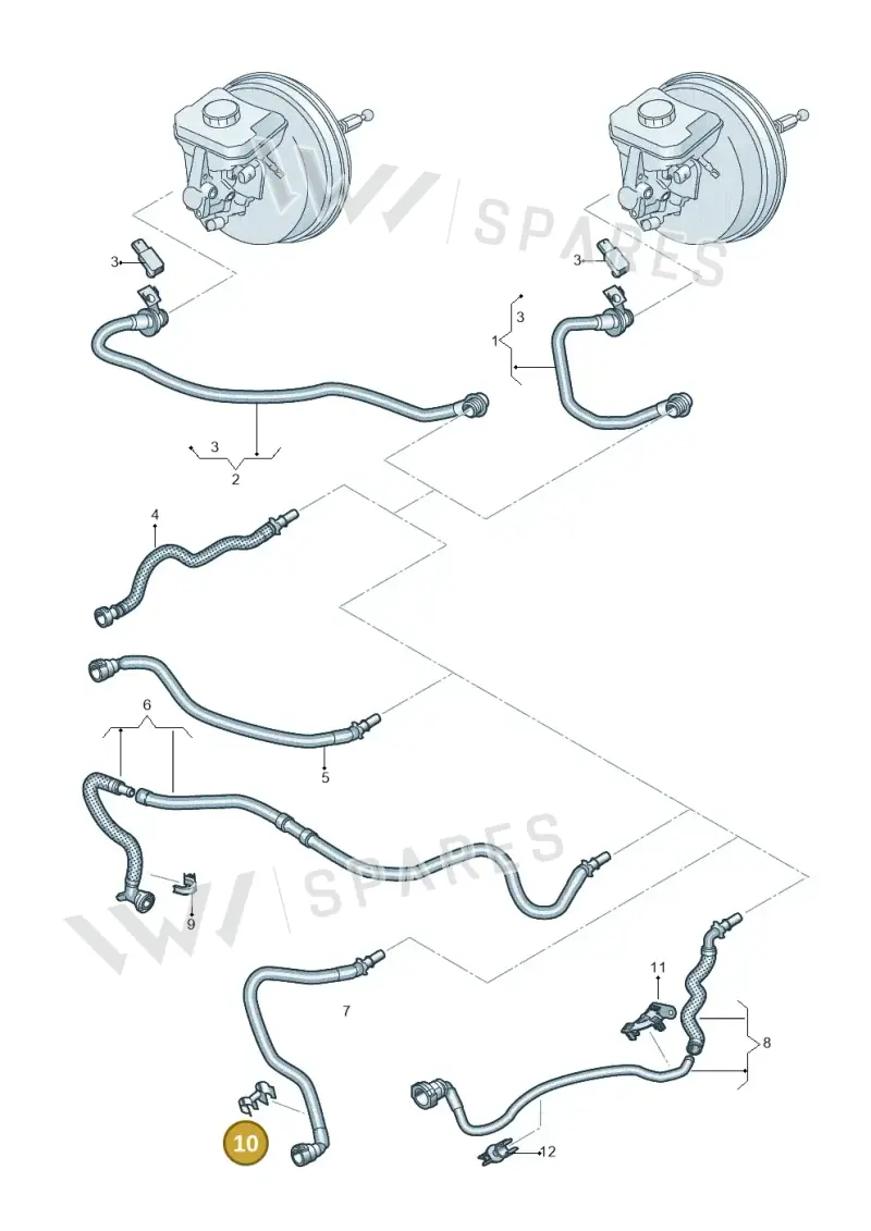 N10528901 — Audi A5 Sportback (2016-2020) diagram 849611700, position 10