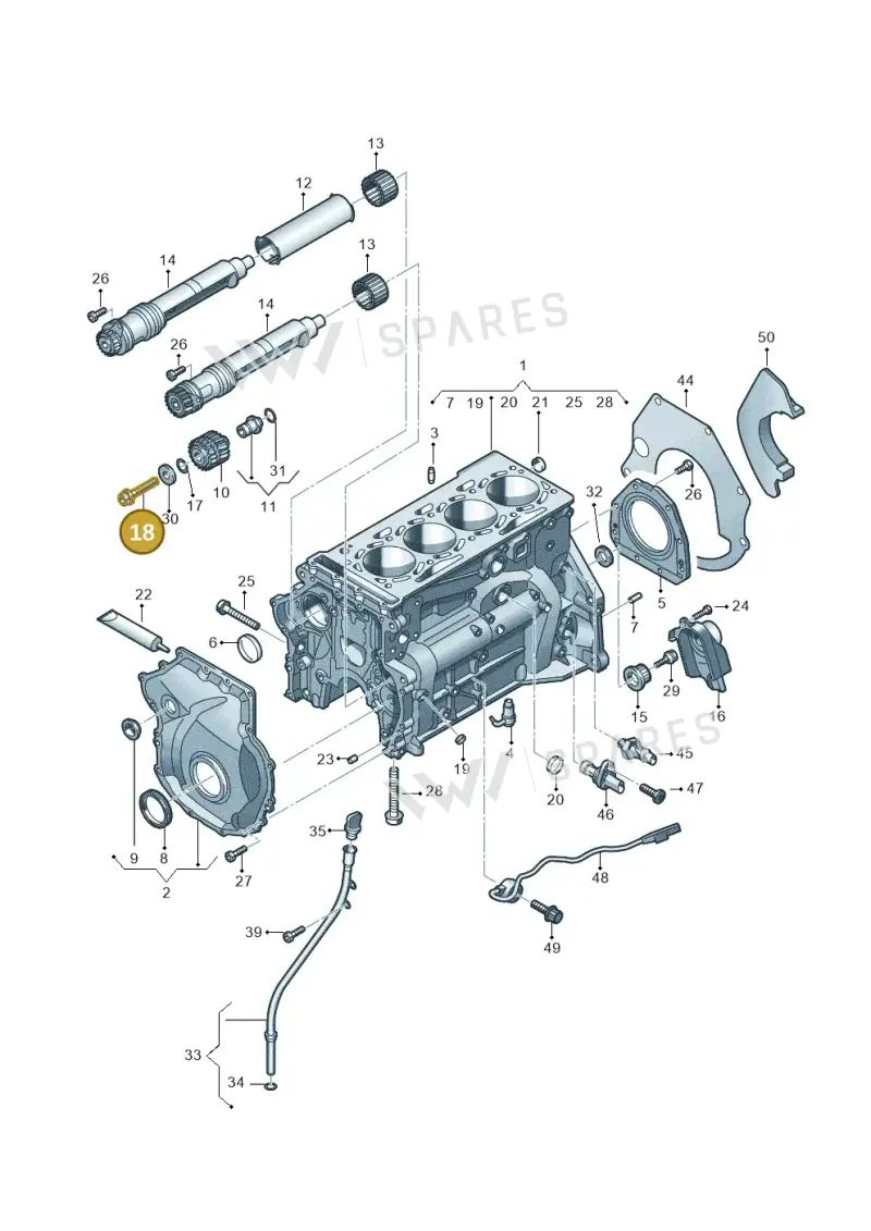N10544904 — Audi A6 2.0 (2018-) diagram 430103012, position 18