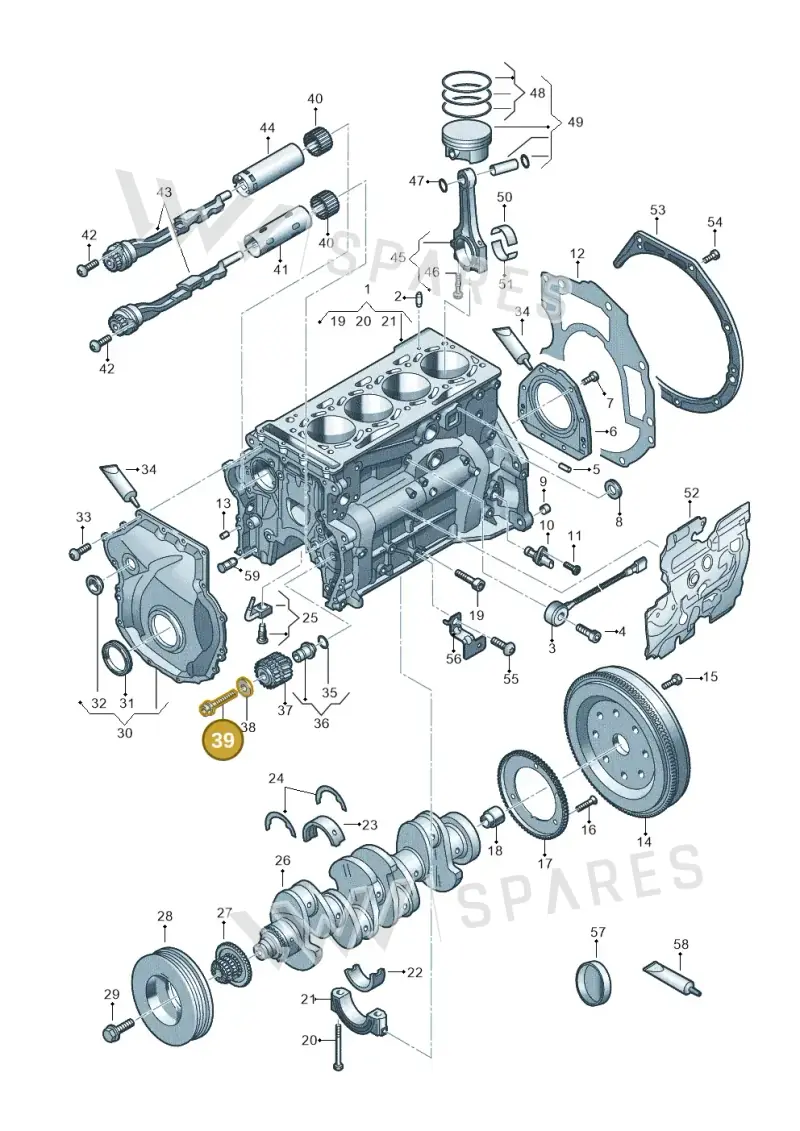 N10544904 — Audi A3 Sportback (2019-2021) diagram 596103014, position 39