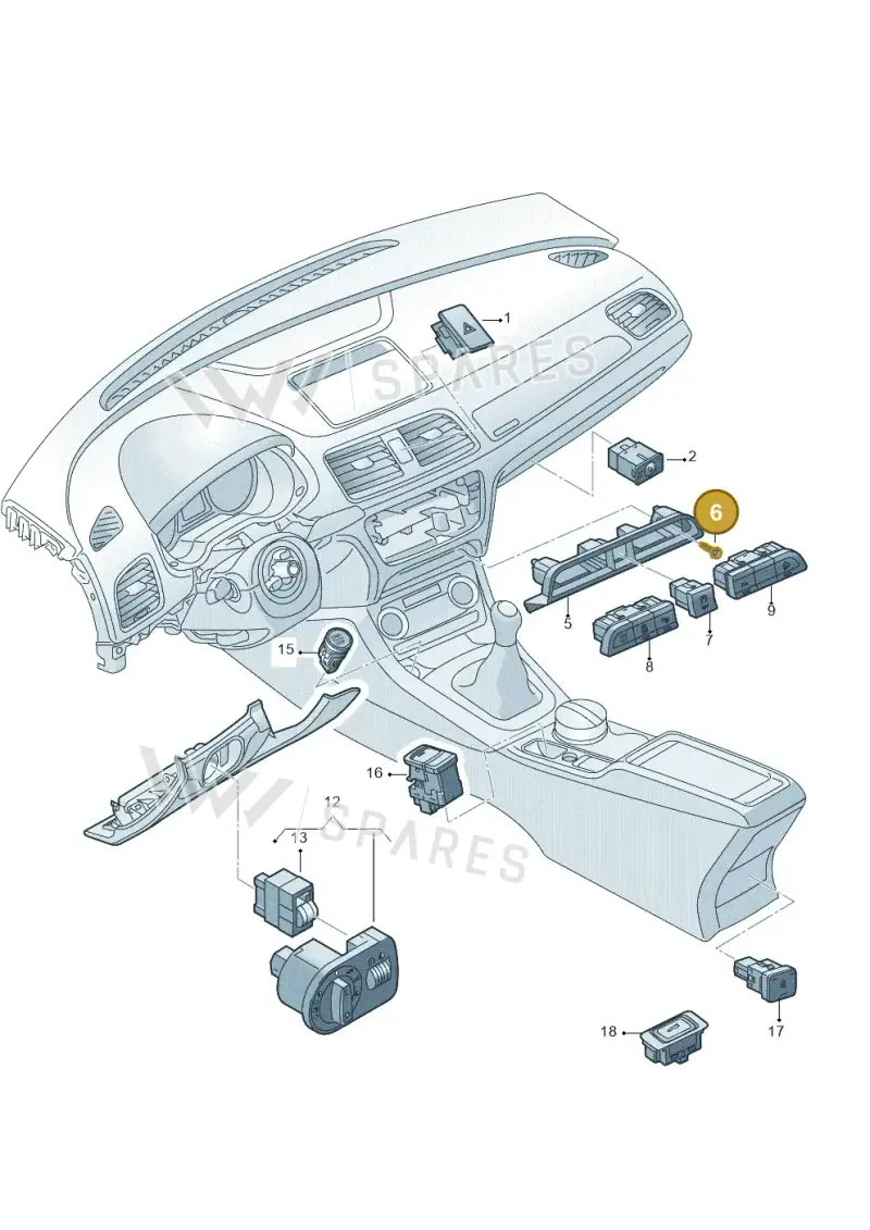 N10549503 — Audi Q3 1.4 (2016-) diagram 728941500, position 6