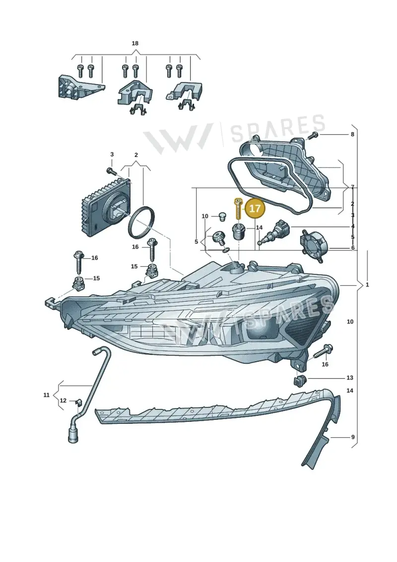 N10554008 — Audi RS e-tron GT (2020-2020) diagram 4j1941000, position 17