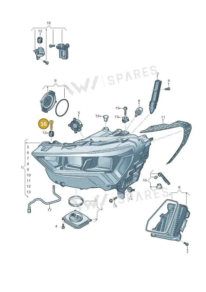 N10554008 — Audi RSQ3 Sportback (2019-2024) diagram 597941010, position 16