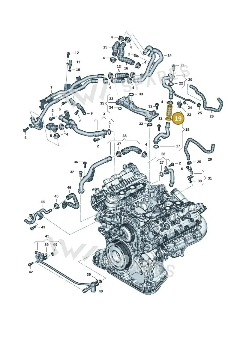 N10558601 — Audi Q8 Quattro 3,0 (2018-) diagram 896121162, position 19