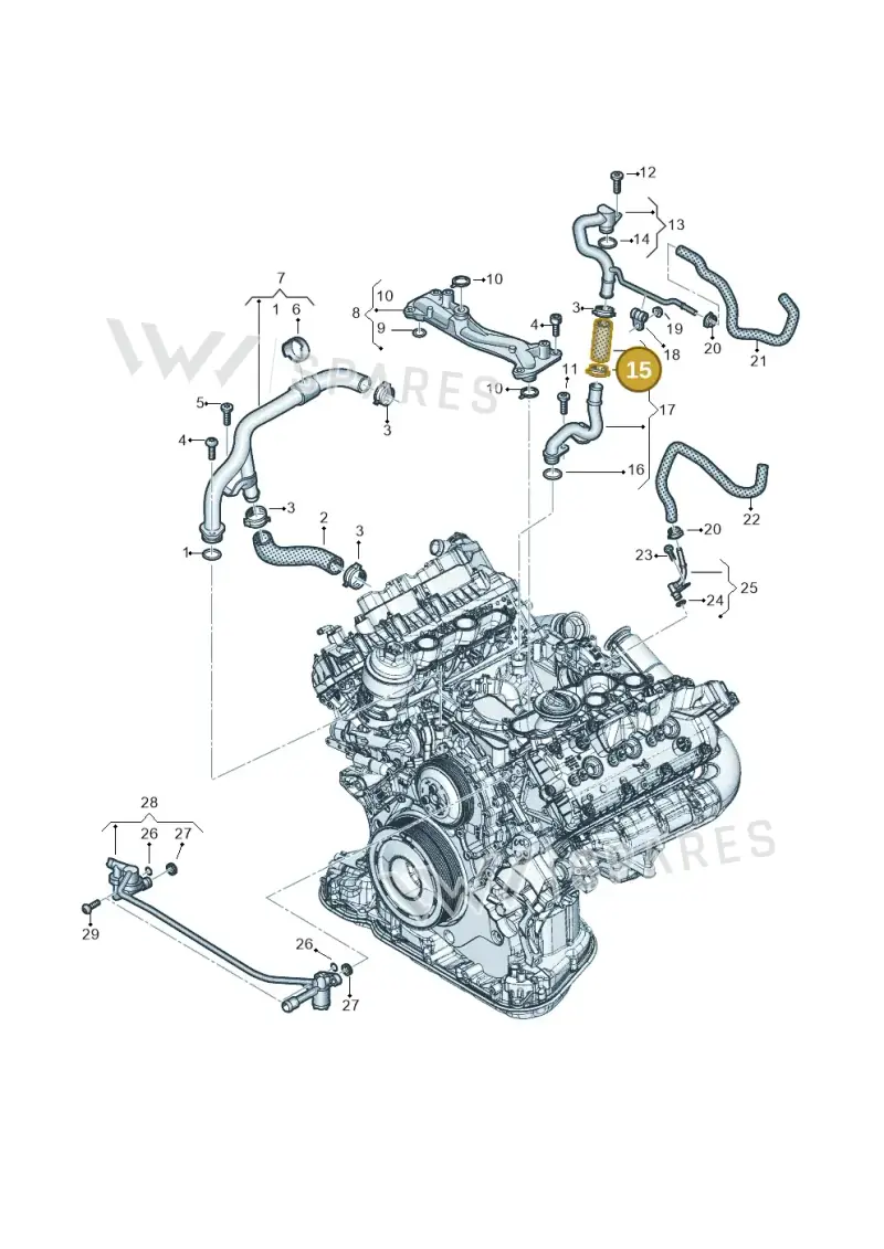 N10558601 — Audi A6 2.0 (2018-) diagram 896121202, position 15